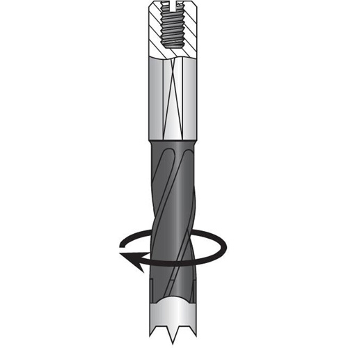 Dowel Drill, Carbide Action Paper