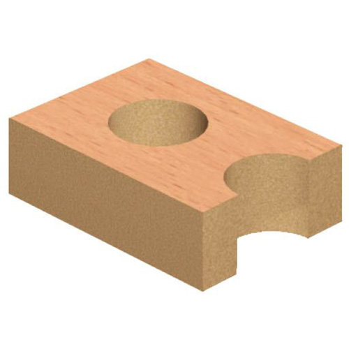 Through-Hole Carbide Tipped Drill, 2/5" Diameter Action Paper