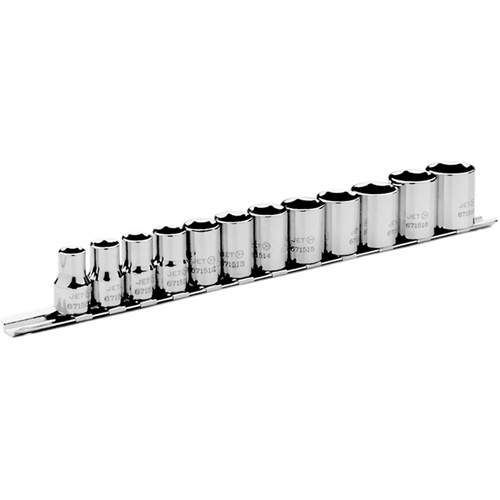 Metric Socket Set, 12 Pcs, 3/8" Drive Size Action Paper
