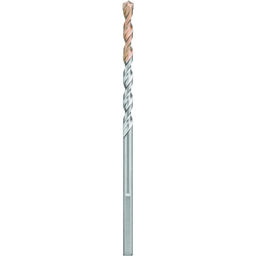 4-Flute Hammer Drill Bit, 3/8", 3-Flat Shank, Carbide Action Paper