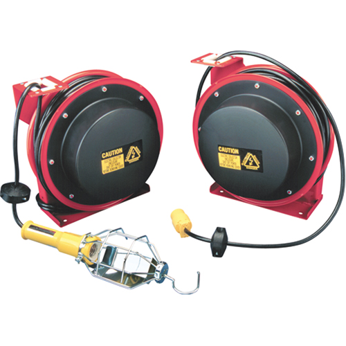 Cord Reels, 50', SJTOW, 16/3 Gauge, 13 A Action Paper