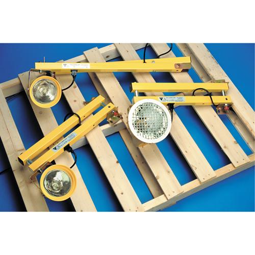Dock Lights, 60" Arm, Incandescent Lamp, Metal Action Paper