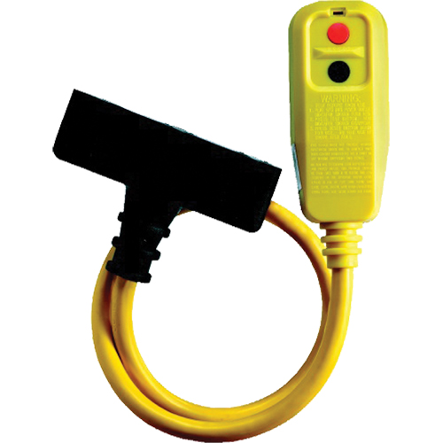 Cordons &agrave; trois prises avec disjoncteur de fuite &agrave; la terre, 120 V, 15 A, Cordon de 2' Action Paper