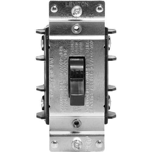Single Phase Double Pole Disconnect Switch Action Paper