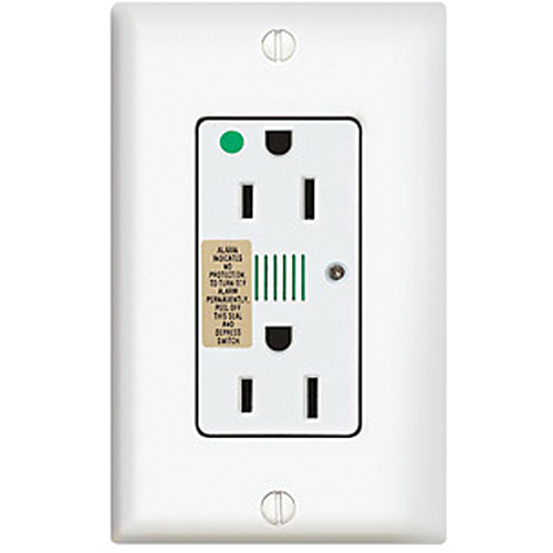 Hospital Grade Surge Protective Receptacle - 120V, 15A Duplex Action Paper