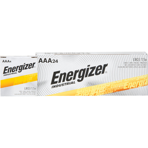 Alkaline Industrial Batteries, AAA, 1.5 V Action Paper