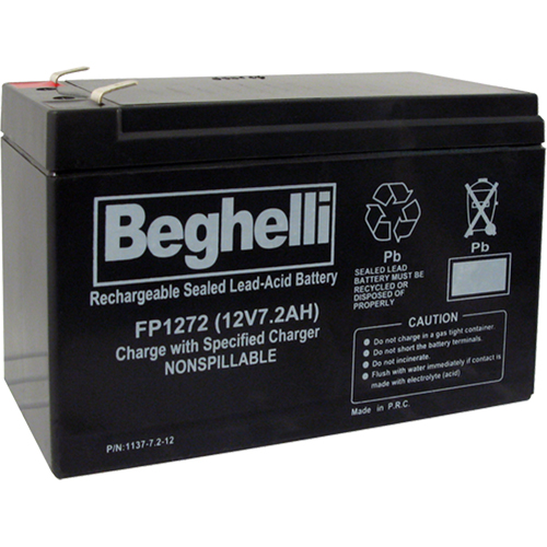 Sealed Lead Acid Batteries, 12 V, 7.2 Ah Action Paper
