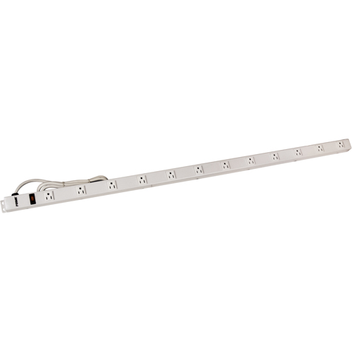 4' Power Strip, 12 Outlet(s), 6', 125 V Action Paper