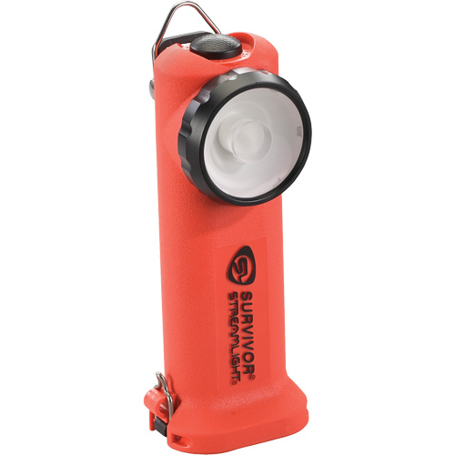 Survivor&reg; Flashlight, LED, 175 Lumens, Rechargeable Batteries Action Paper