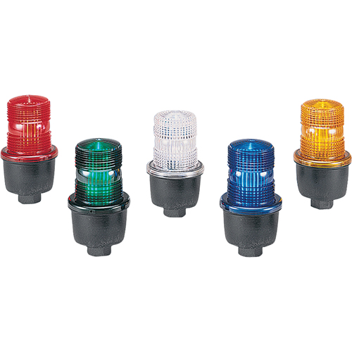 Streamline&reg; Low Profile LED Lights, Continuous, Amber Action Paper