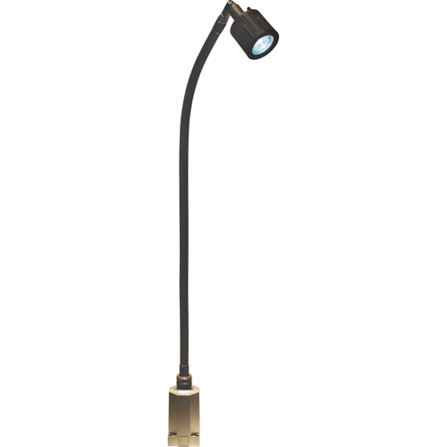 Lampe &agrave; col-de-cygne &agrave; flux &eacute;lev&eacute; de la s&eacute;rie LS, 5 W, DEL, Col 27", Noir Action Paper
