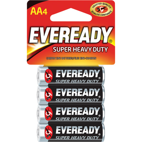 Piles &agrave; usage super intensif Eveready Action Paper