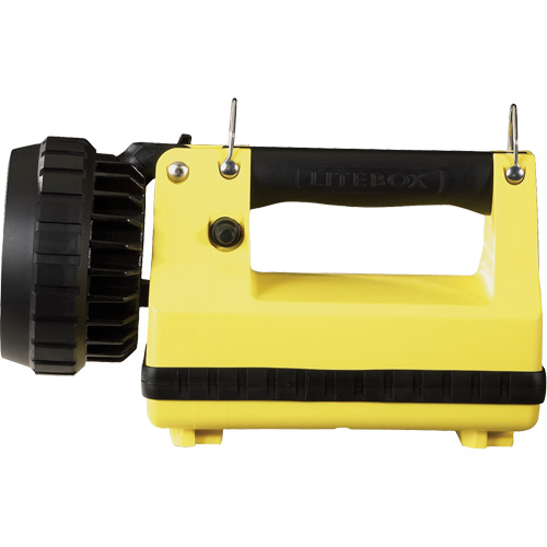 E-Flood&reg; LiteBox&reg; Lantern with Vehicle Mount System, LED, 615 Lumens, 8 Hrs. Run Time, Rechargeable Batteries, Included Action Paper