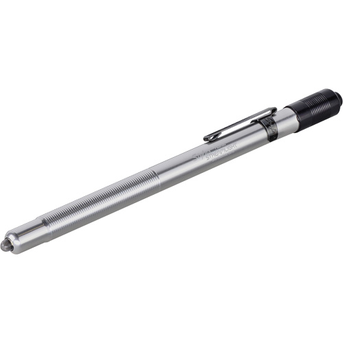 Lampe stylo Stylus, DEL, 11 lumens, Corps en Aluminium, piles AAAA, Compris Action Paper