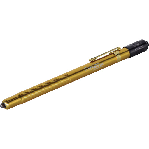 Lampe stylo Stylus, DEL, 11 lumens, Corps en Aluminium, piles AAAA, Compris Action Paper