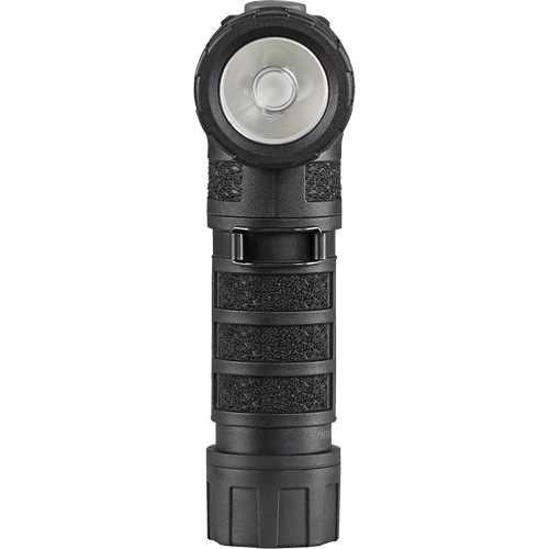 PolyTac&reg; 90 X Right Angle Flashlight, LED, CR123A Batteries, Polymer Action Paper