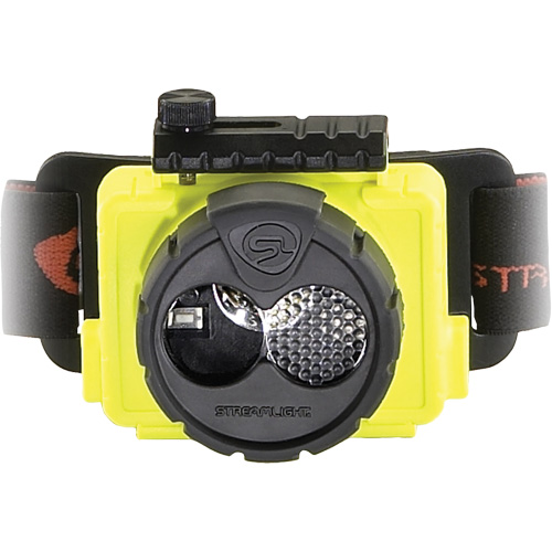 Lampe frontale Double Clutch USB, DEL, 125 lumens, 3,5 hres de fonctionnement, piles Rechargeable Action Paper