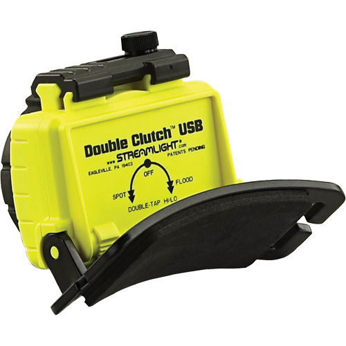 Lampe frontale Double Clutch USB, DEL, 125 lumens, 3,5 hres de fonctionnement, piles Rechargeable Action Paper