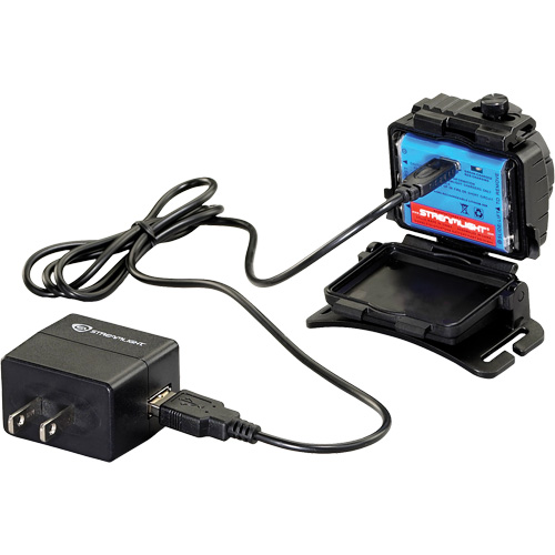 Lampe frontale Double Clutch USB, DEL, 125 lumens, 3,5 hres de fonctionnement, piles Rechargeable Action Paper
