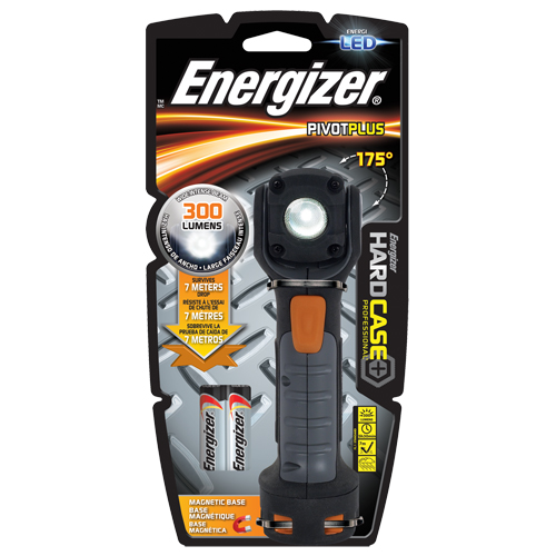 Lampes de poche PivotPro, DEL, 300 lumens, Piles AA Action Paper