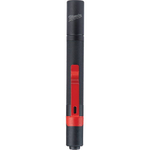 Penlight, LED, 100 Lumens, Aluminum Body, AAA Batteries, Included Action Paper