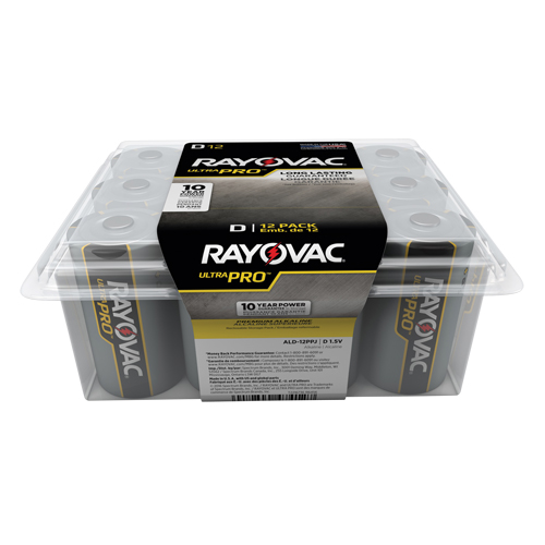 Ultra PRO Industrial Batteries, D, 1.5 V Action Paper
