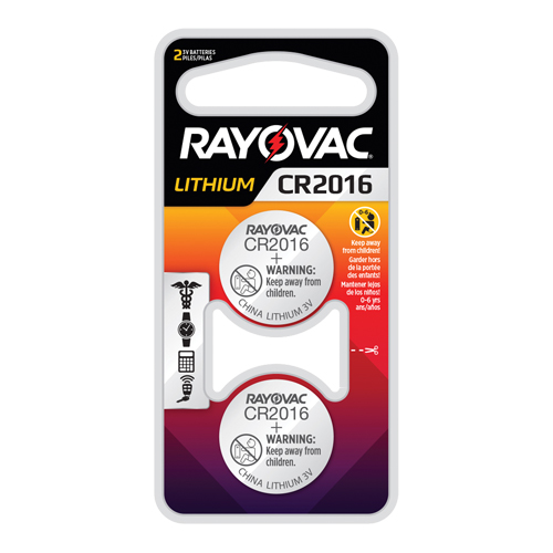 CR2016 Lithium Coin Cell Batteries, 3 V Action Paper