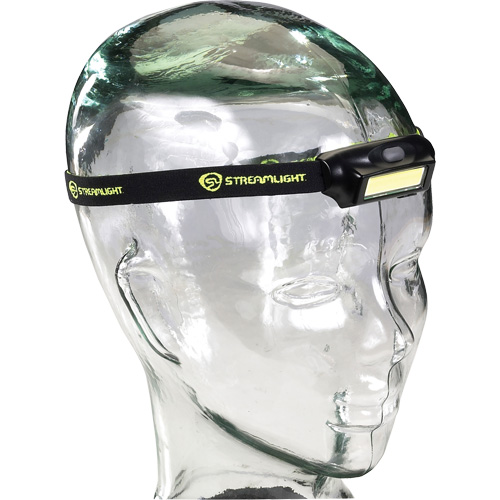 Lampe frontale USB Bandit, DEL, 180 lumens, 2 hres de fonctionnement, piles Rechargeable Action Paper