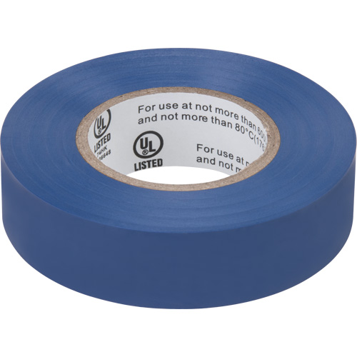 Ruban isolant, 19 mm (3/4") x 18 m (60'), Bleu, 7 mils Action Paper
