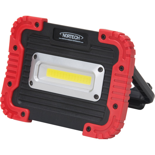 Portable Work Light, LED, 10 W, 1000 Lumens, Plastic Housing Action Paper