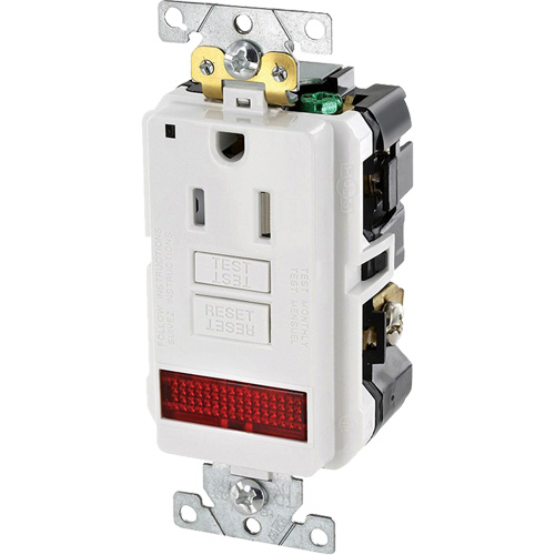 SmartlockPro&reg; Extra Heavy-Duty Self-Test GFCI Receptacle Action Paper
