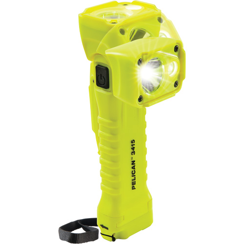 Right Angle Flashlight, LED, 336 Lumens, AA Batteries Action Paper