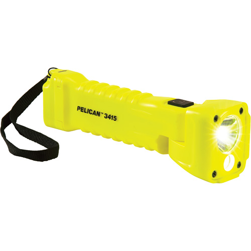 Right Angle Flashlight, LED, 336 Lumens, AA Batteries Action Paper