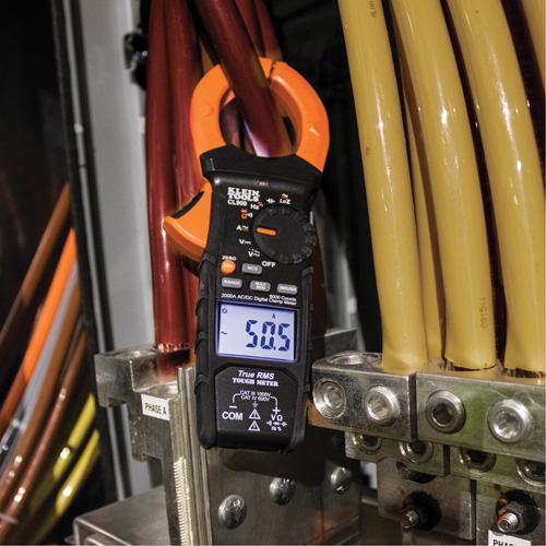 Digital Clamp Meter, AC/DC Voltage, AC/DC Current Action Paper