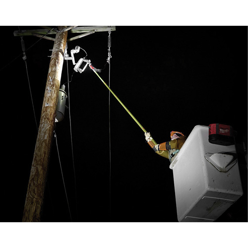 Lampe USB polyvalente REDLITHIUM pour perche isolante, DEL, Piles Rechargeable, Aluminium Action Paper