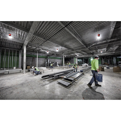 RADIUS Temporary Site Light, LED, 130 W, 15000 Lumens Action Paper