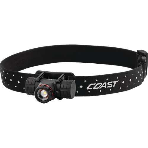 XPH25R Headlamp, LED, 460 Lumens, 9.25 Hrs. Run Time, Rechargeable/CR123 Batteries Action Paper