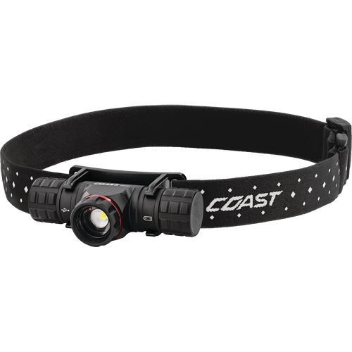 XPH30R Headlamp, LED, 1000 Lumens, 41 Hrs. Run Time, Rechargeable/CR123 Batteries Action Paper