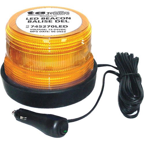 Junior Low Profile Warning Light, Strobe, Amber Action Paper