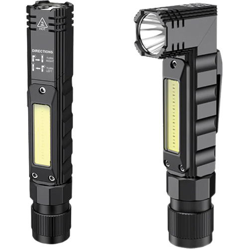 Baladeuse multifonctionnelle, DEL, 500 lumens, Piles Rechargeable Action Paper