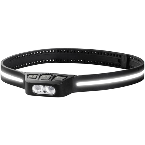 LHS500R 360° Lighting Headlamp, LED, 515 Lumens, 2.5 Hrs. Run Time, Rechargeable Batteries Action Paper
