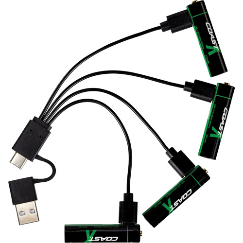 Batteries AAA rechargeables Zithion Action Paper
