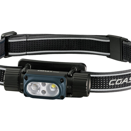 Lampe frontale ultra lumineuse &agrave; alimentation double &eacute;tanche &agrave; l'eau WPH30R, DEL, 1000 lumens, piles Rechargeable Action Paper