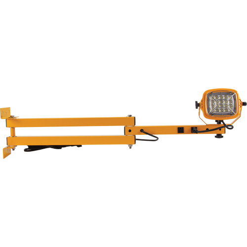 Dock Light, 40" Arm, 50 W, LED Lamp, Metal Action Paper