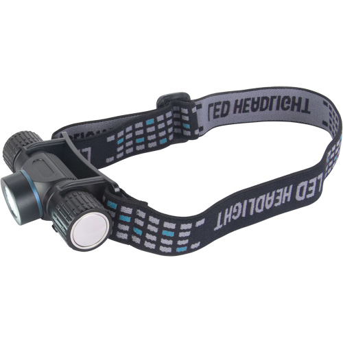 Magnetic Headlamp, LED, 1100 Lumens, 4.5 Hrs. Run Time, Rechargeable Batteries Action Paper