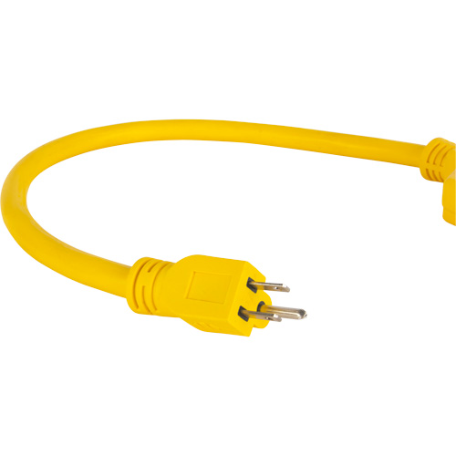 Extension Power Adapter, Outdoor, STOW, 12/3 AWG, 15 A, 3 Outlet(s), 2' Action Paper
