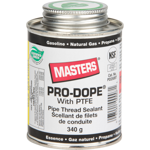Scellant de filetage de tuyau, Canette &agrave; brosse, 250 ml, -129° C - 204° C/-200° F - 400° F Action Paper