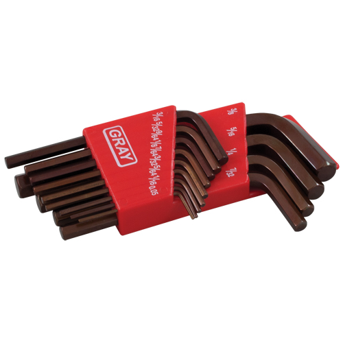 Short Arm Hex Key Set, 13 Pcs., Imperial Action Paper