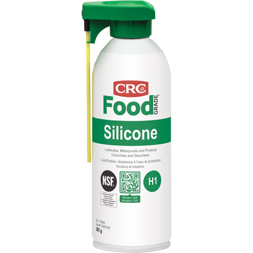 Food Plant Silicone Lubricants, Aerosol Can Action Paper