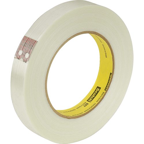 Scotch&reg; 897 Filament Tape, 5 mils Thick, 12 mm (47/100") x 55 m (180')  Action Paper